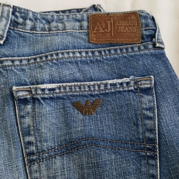 ARMANI JEAN MADE IN ITALY STONE WASHED JEAN - Picture 2 of 8